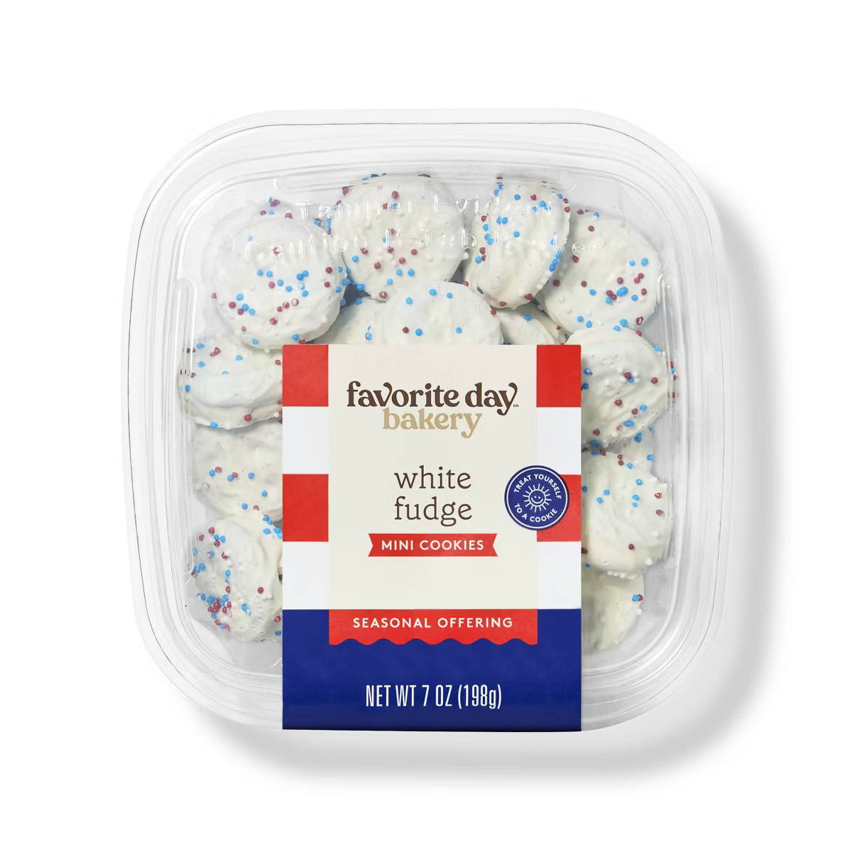 Patriotic White Fudge Cookies Tub - 7oz - Favorite Day™ | Target