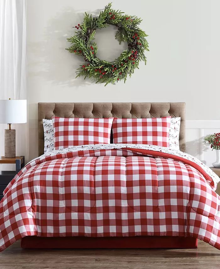 Holiday Cardinal 8-Pc. Comforter Set, Created for Macy's | Macy's Canada
