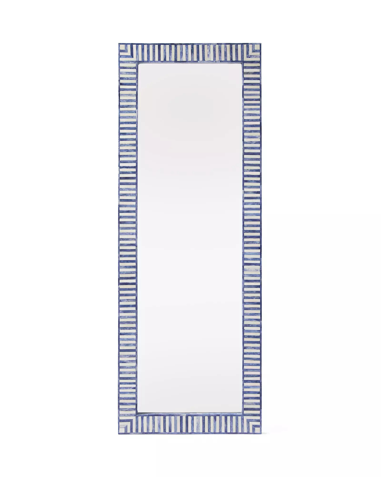 Bar Harbor Bone Inlay Floor Mirror | Serena and Lily