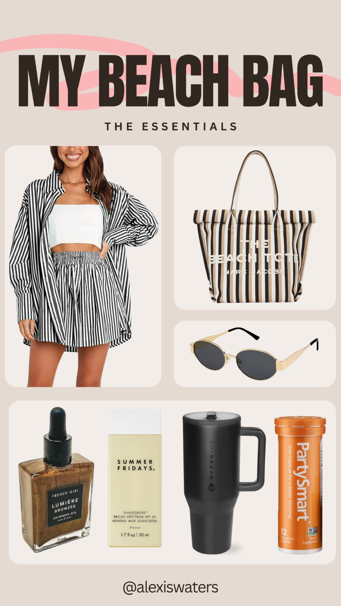 Heading to The Hamptons 🪩 Wanted to share some of my beach bag essentials! 

#LTKTravel #LTKSummerSales #LTKSeasonal