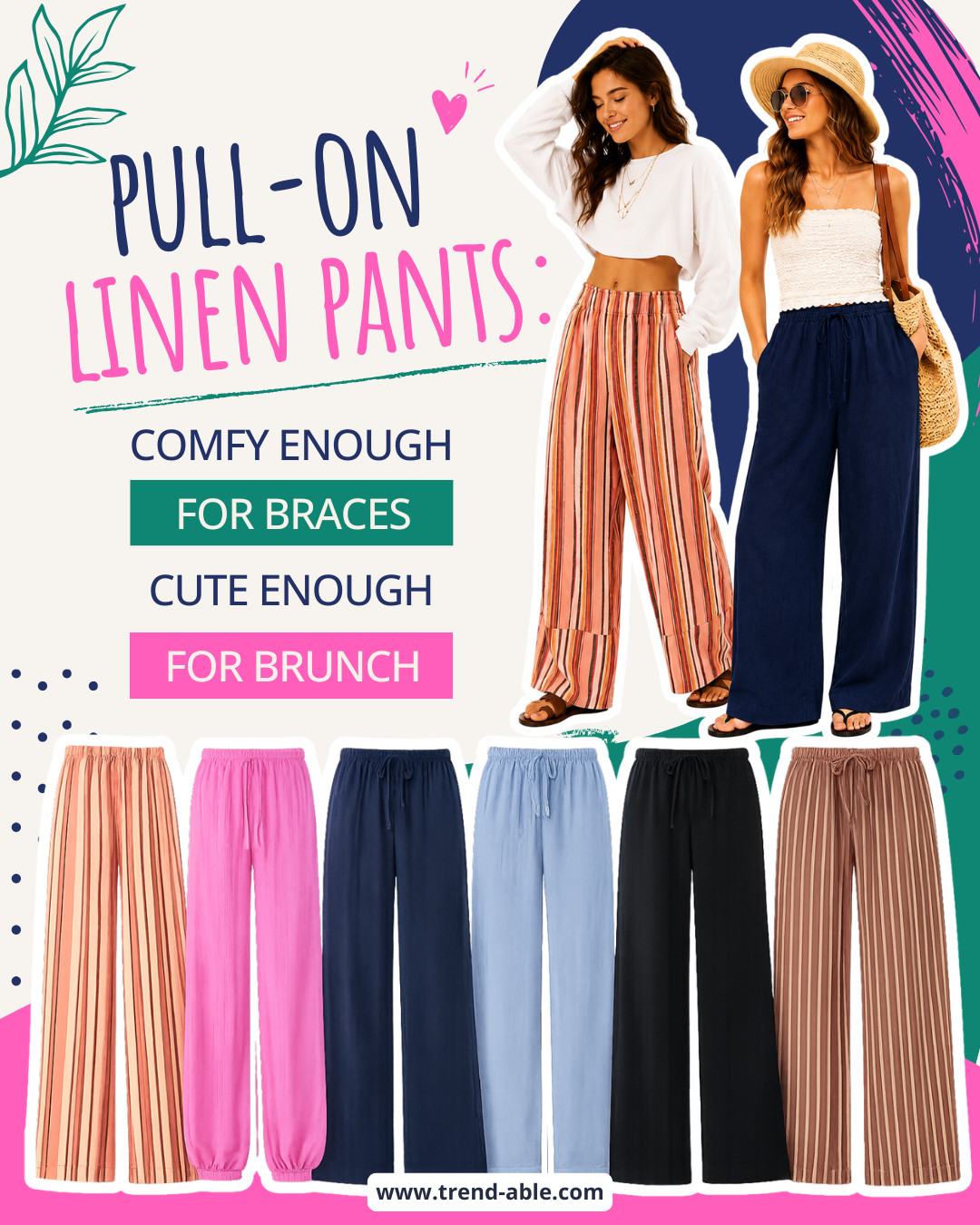 Summer dressing should be easy. These pull-on linen pants are lightweight, breathable, and designed for all-day comfort without sacrificing style. With stretchy waistbands and relaxed fits, they're perfect for warm-weather outings, travel, or everyday wear.

I've rounded up my favorite pull-on linen pants that are comfortable, effortless, and easy to style all season long.

#SummerStyle #TrendAble 

 #LTKootd #LTKSeasonal #LTKBeauty