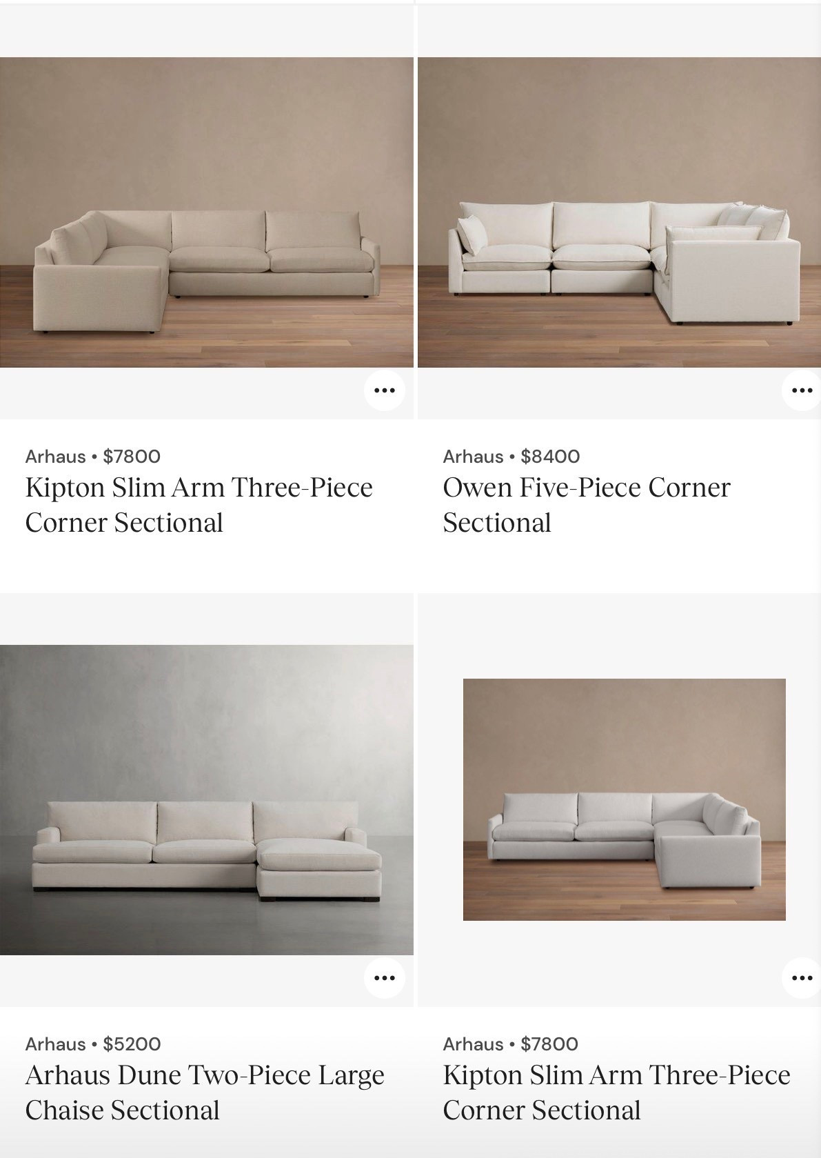 Arhaus is my go to for family friendly sectionals and they are on sale up to 30% off. Shop my favorite styles and use a Crypton fabric (Nomad Snow is ⭐️⭐️⭐️⭐️⭐️) to keep it kid and pet friendly. 



#LTKSaleAlert #LTKmomlife #LTKHome