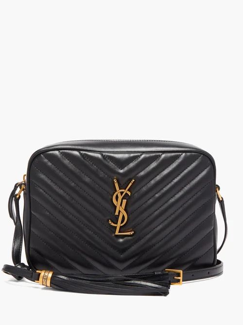 Saint Laurent - Lou Medium Quilted-leather Cross-body Bag - Womens - Black | Matches (US)