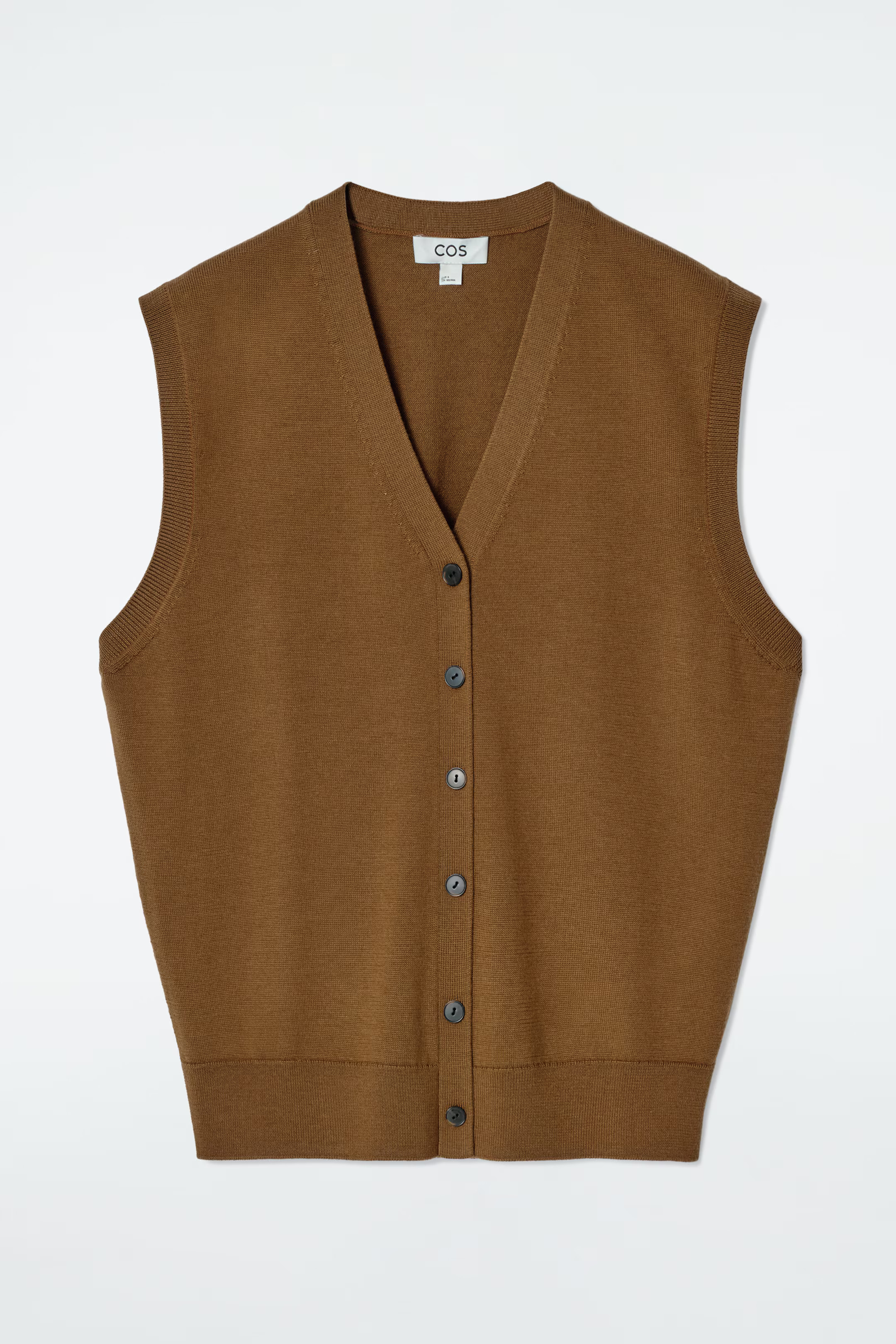 V-NECK MERINO WOOL WAISTCOAT | COS UK