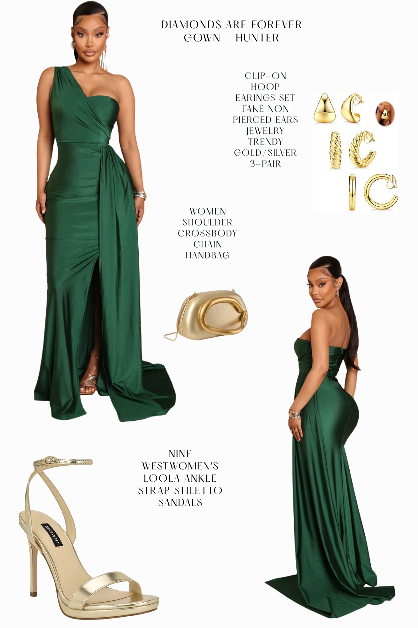 Green dress “Diamonds are Forever” from FN. DM for direct link to shop! 

#LTKBeauty #LTKStyleTip #LTKWedding