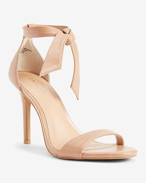 Ankle Tie Heeled Sandals | Express