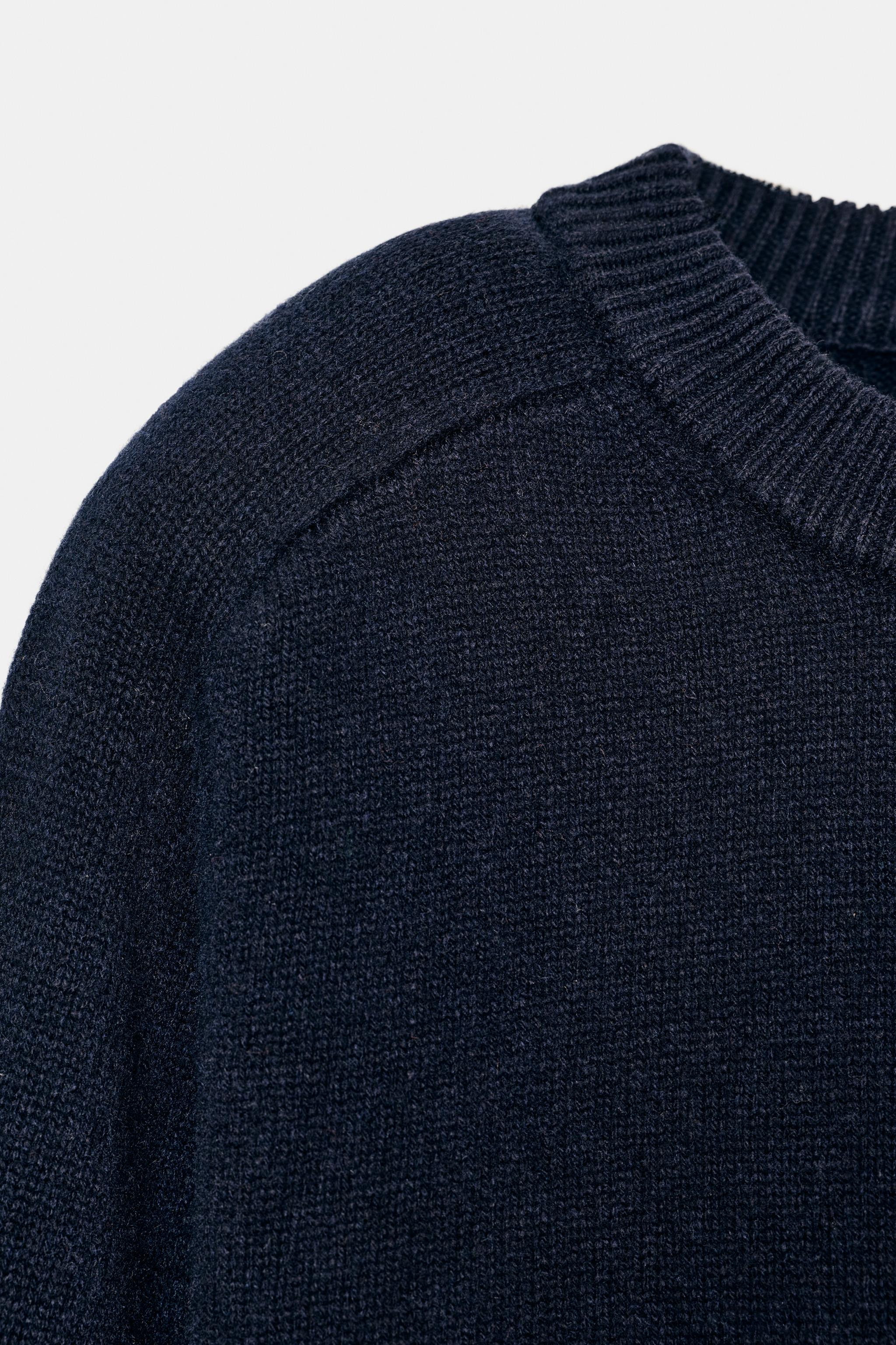 100% WOOL JUMPER WITH SHOULDER PADS | Zara UK