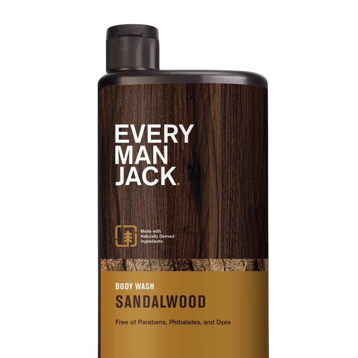 Every Man Jack Sandalwood Hydrating Men's Body Wash - 16.9 fl oz | Target