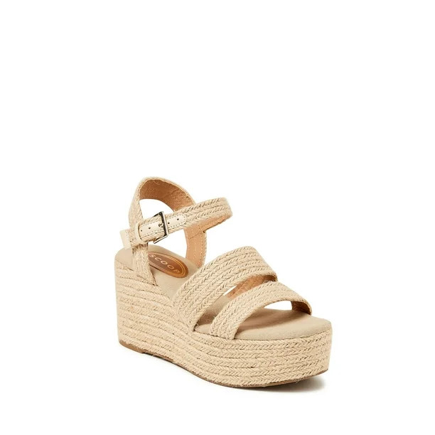 Scoop Jute Wrapped Wedge Sandal | Walmart (US)