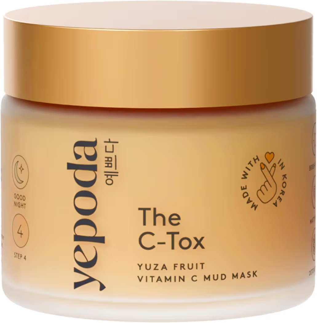 Yepoda The C-Tox, Detoxifying Mud mask with Vitamin C, Deeply Cleanses & Brightens the Skin, Vega... | Amazon (US)