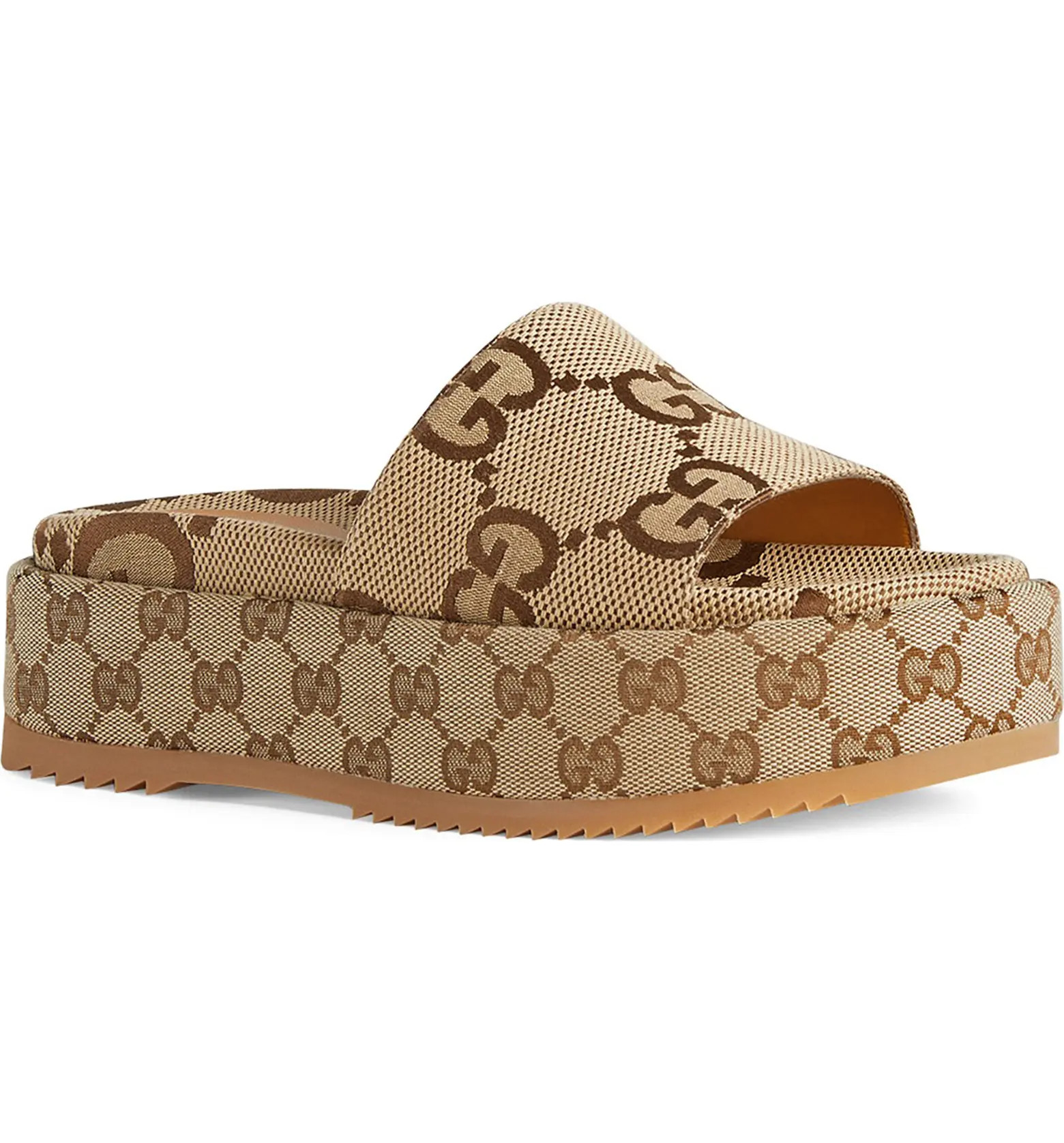 Angelina GG Logo Platform Slide Sandal (Women) | Nordstrom