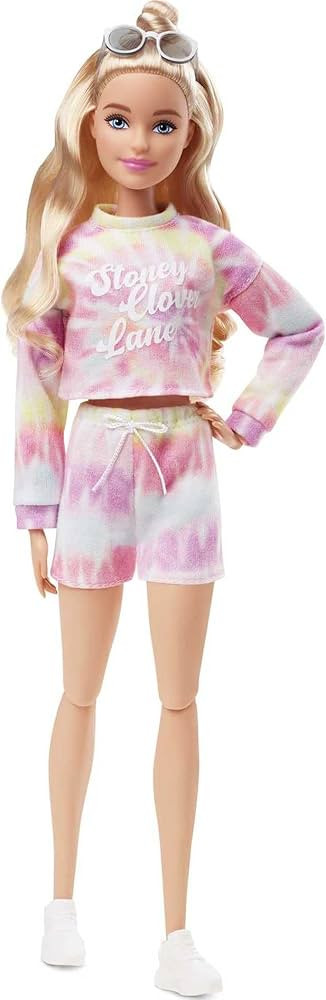 Barbie Signature Stoney Clover Lane Doll (11.5-in Blonde) Wearing Tie-Dye Sweatshirt & Shorts Set... | Amazon (CA)