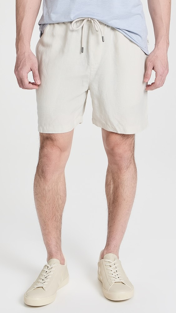 Air Linen Pull-On Shorts 6" | Shopbop