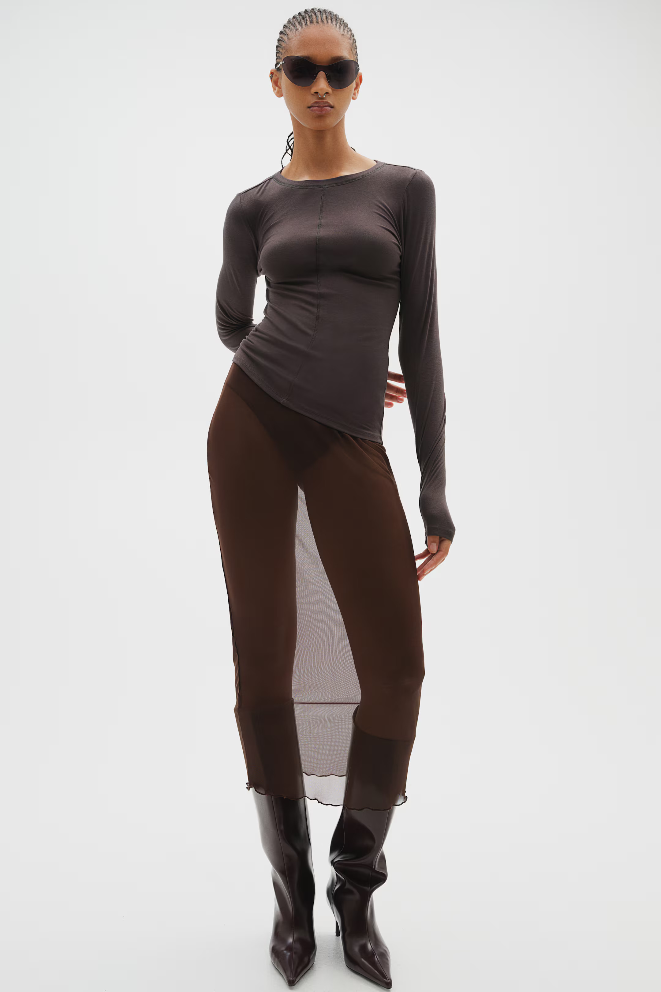 Long-sleeved Jersey Top | H&M (US + CA)