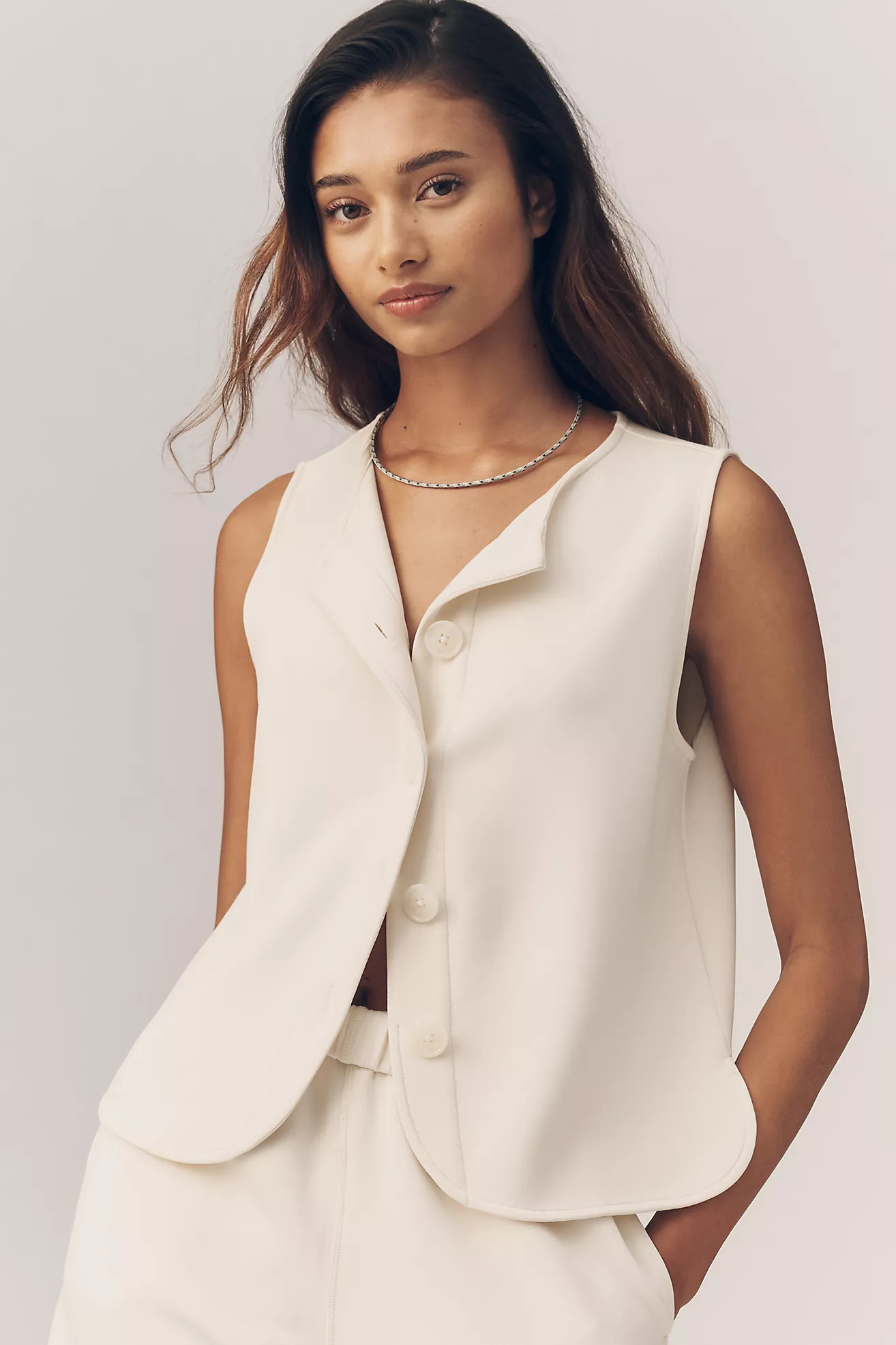 Varley Josie Button-Front Tank | Anthropologie (US)