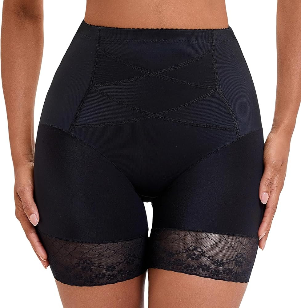 Women's Tummy Control High Waisted Panties Thigh Slimming Shorts Comfort Fit Body Shaper Shapewea... | Amazon (US)