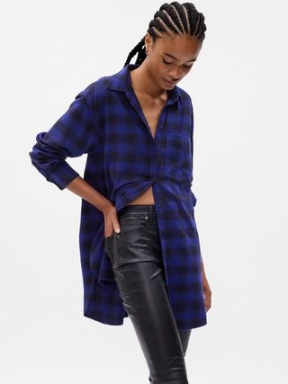 Plaid Weekend Tunic Shirt | Gap (US)