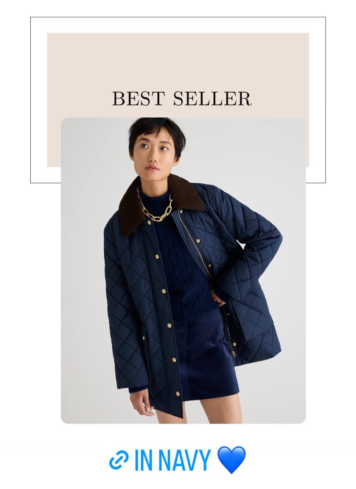 Navy coat, navy quilted coat, navy jacket, navy quilted jacket 

#LTKtravel #LTKGiftGuide #LTKworkwear