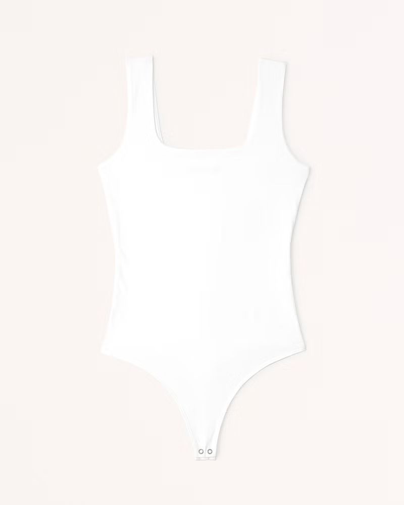 Women's Soft Matte Seamless Squareneck Bodysuit | Women's New Arrivals | Abercrombie.com | Abercrombie & Fitch (US)