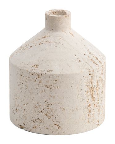 8x7 Travertine Vase Bottle Shape | TJ Maxx