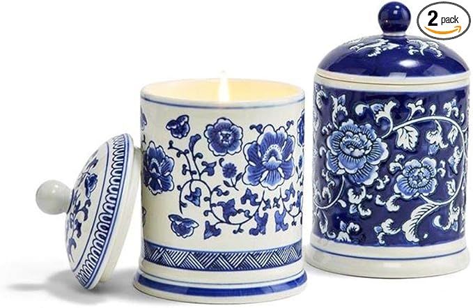 Two's Company Scented Lidded Candle in Gift Box, Assorted 2 Designs | Amazon (US)