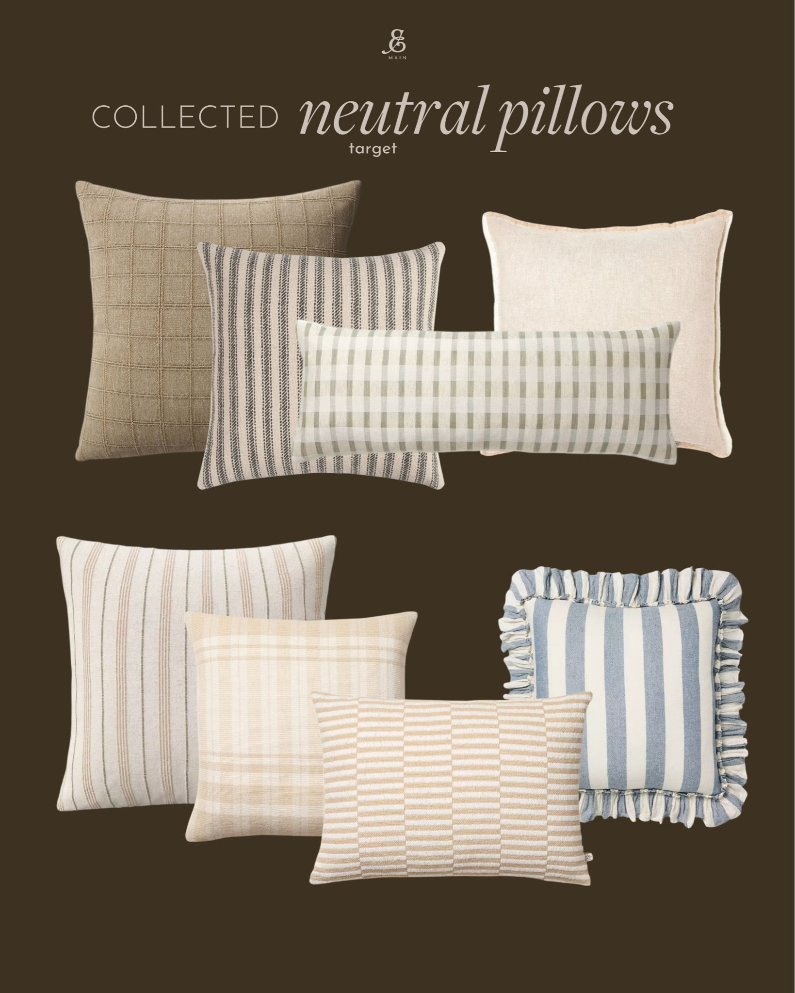neutral target pillows 

amazon home, amazon finds, walmart finds, walmart home, affordable home, amber interiors, studio mcgee, home roundup 

#LTKHome