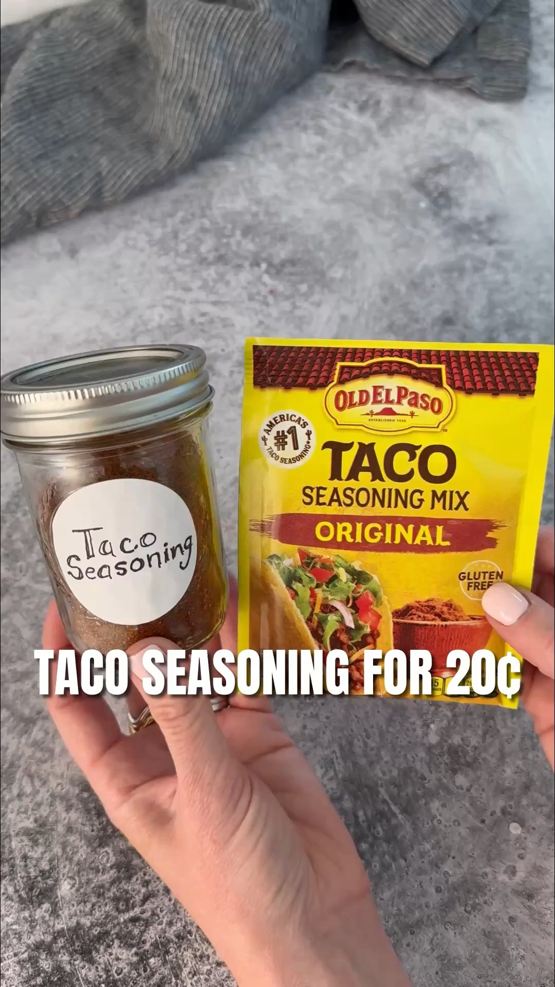 Homemade taco seasoning in the cutest mason jar 🌮✨ Easy to mix, store, and grab for taco night!

#LTKHome #LTKSeasonal #LTKunder50 #tacoseasoning #pantrystaples #mealprepideas #kitchenorganization #homemaderecipes