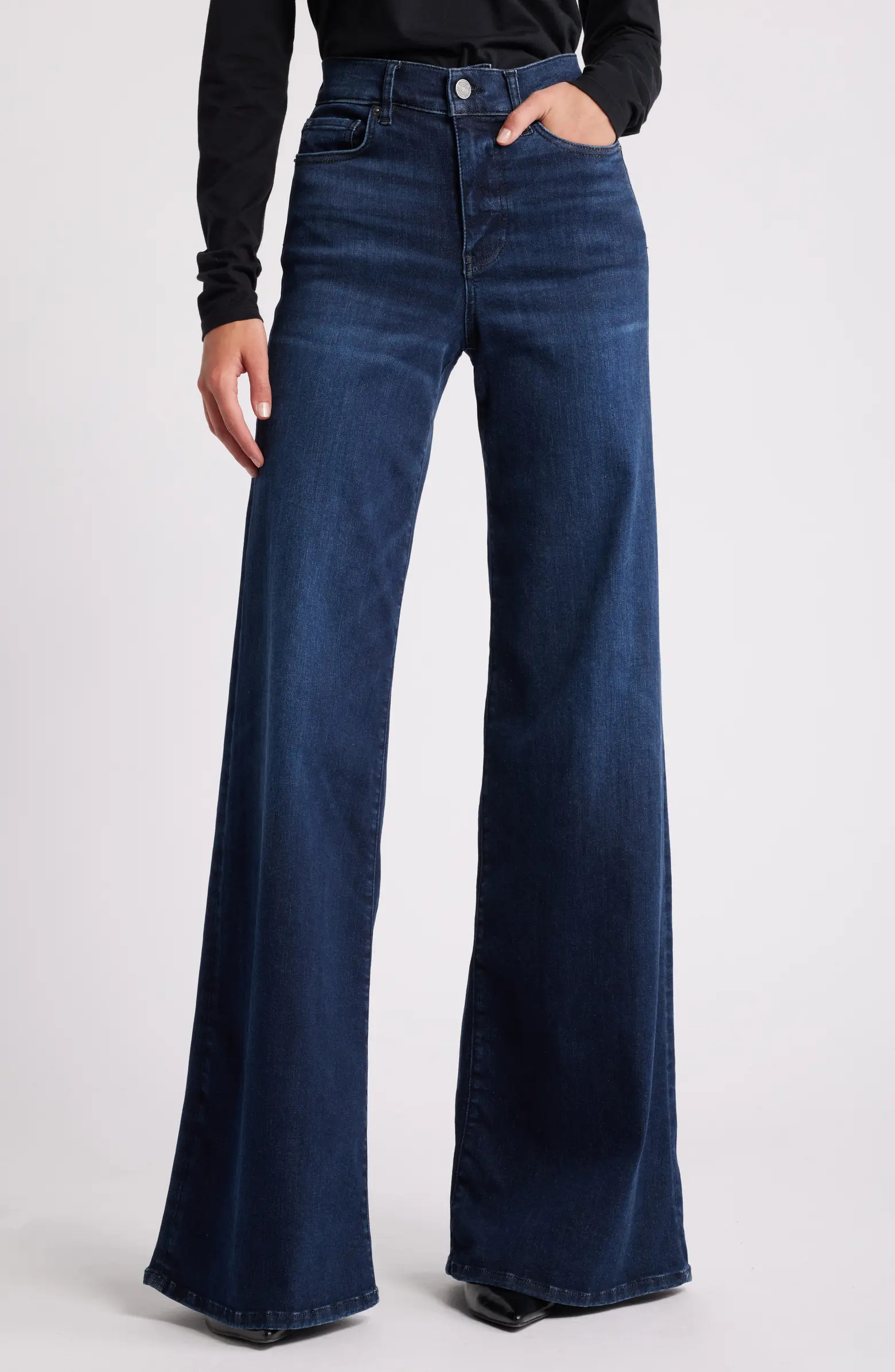FRAME Le Palazzo High Waist Wide Leg Jeans | Nordstrom | Nordstrom