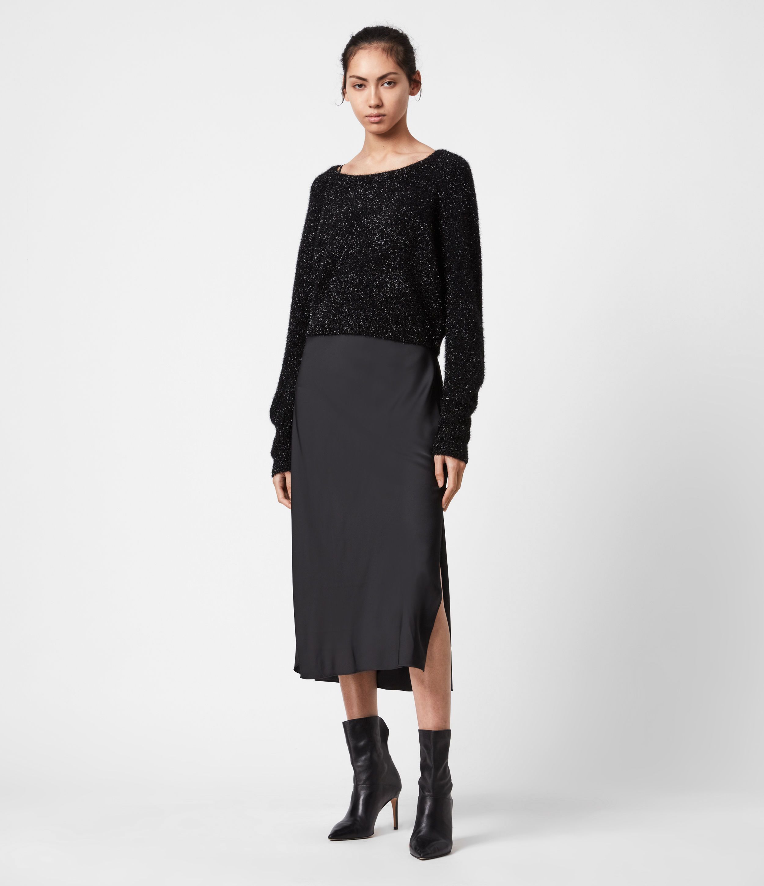 Rosetta Tinsel 2-In-1 Dress | AllSaints US