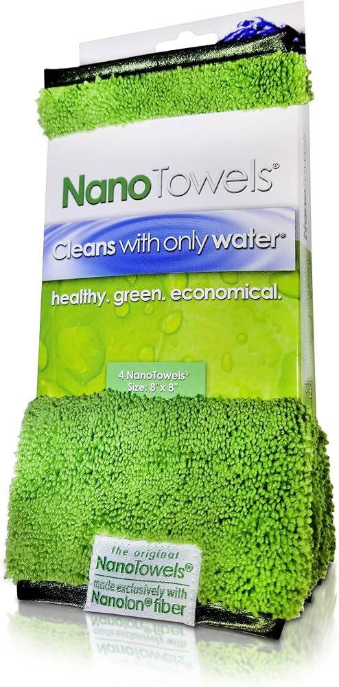 Nano Towels Minis - Amazing Eco Fabric That Cleans Virtually Any Surface with Only Water. Travel ... | Amazon (US)