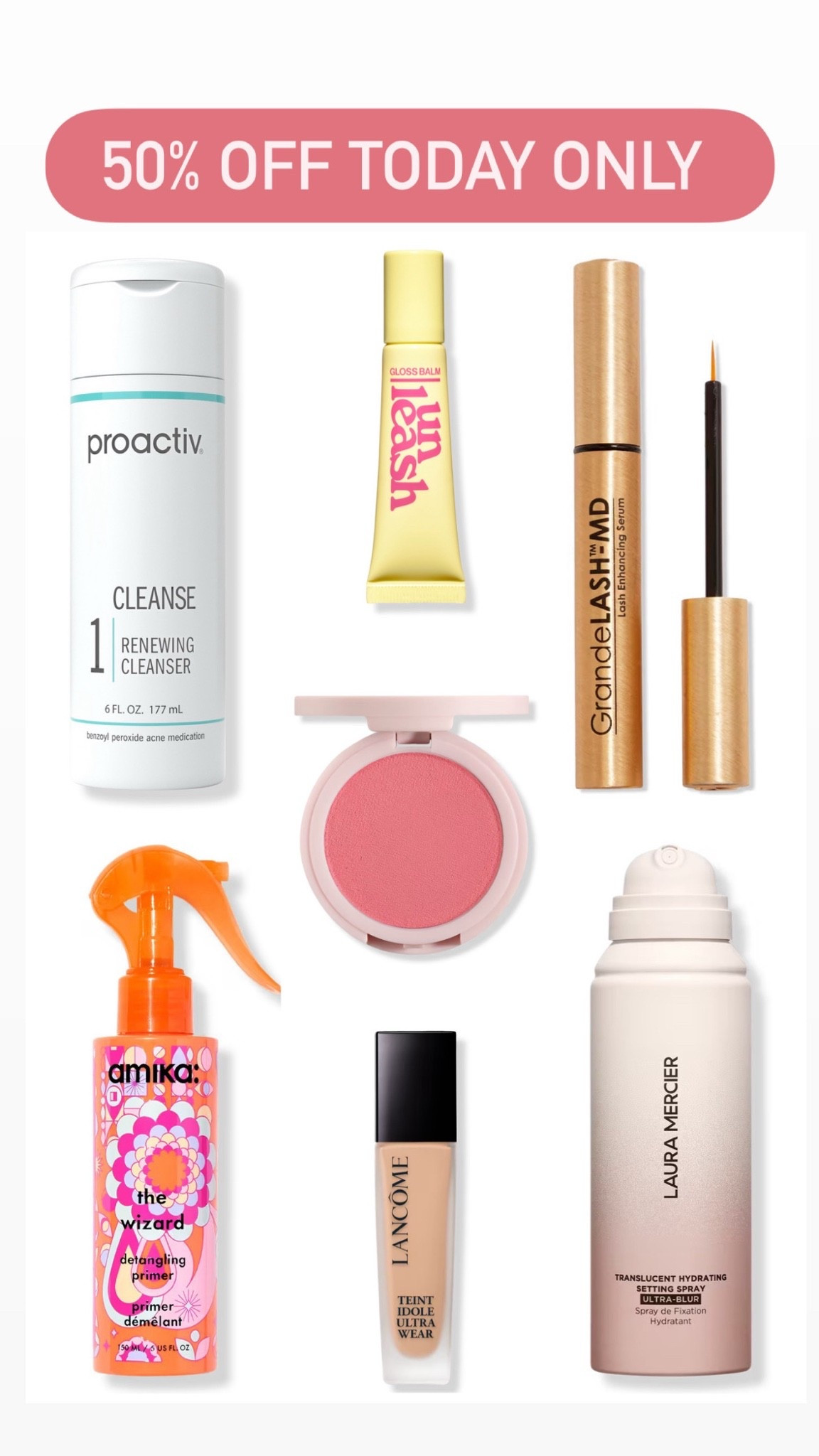 Ulta Beauty sale 50% off today only

#LTKSaleAlert #LTKBeauty