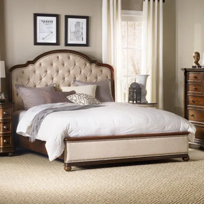 Leesburg Upholstered Standard Bed Size: California King, Upholstered side rails: No | Wayfair North America