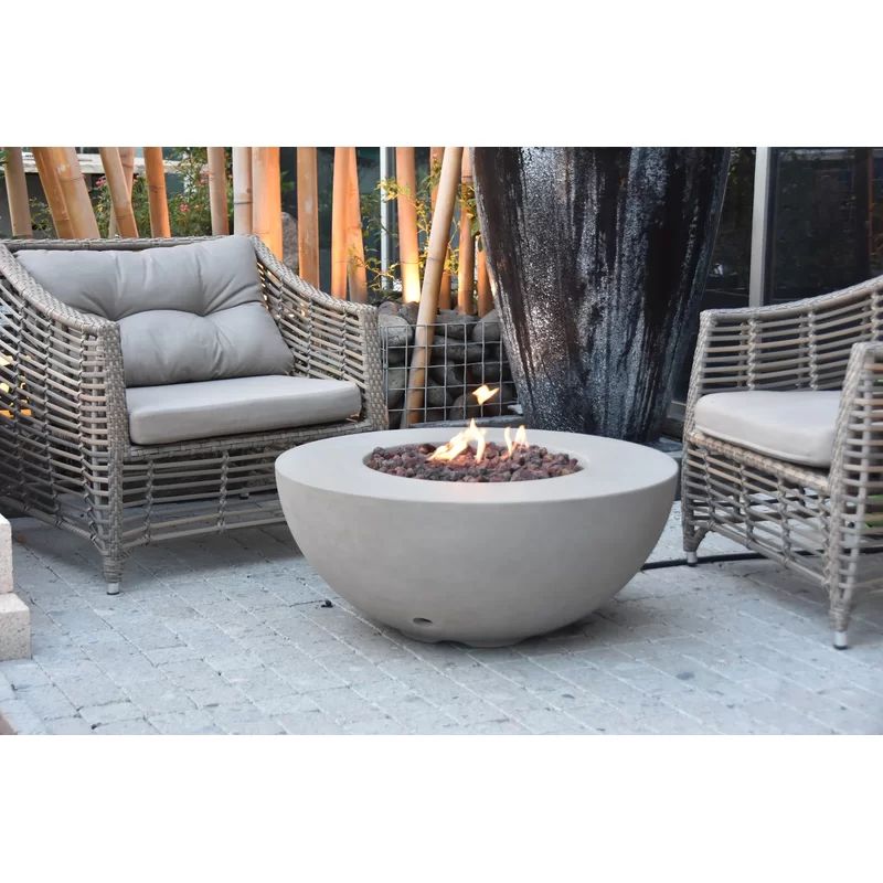 Schoen Roca Outdoor Fire Pit Table Round Fire Bowl Firepit | Wayfair North America