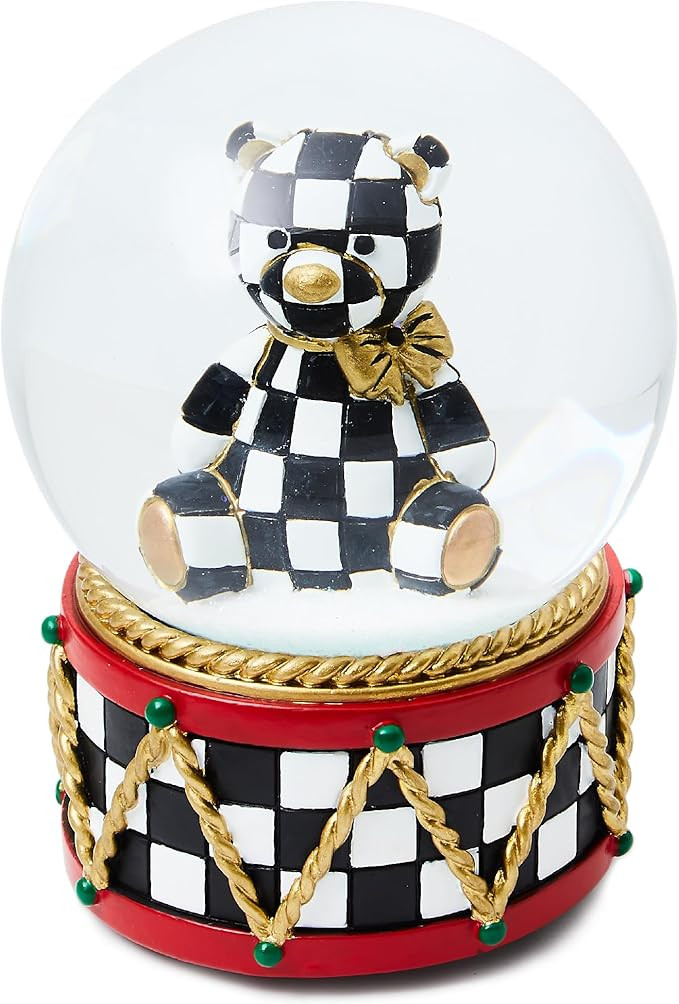 MACKENZIE-CHILDS Christmas Snow Globe and Music Box, Unique Musical Snow Globe Christmas Decorati... | Amazon (US)