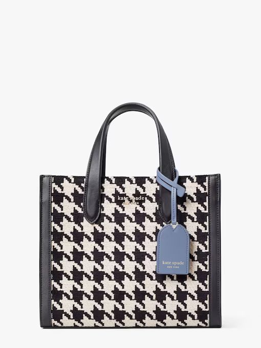 Manhattan Houndstooth Chenille Small Tote | Kate Spade (US)
