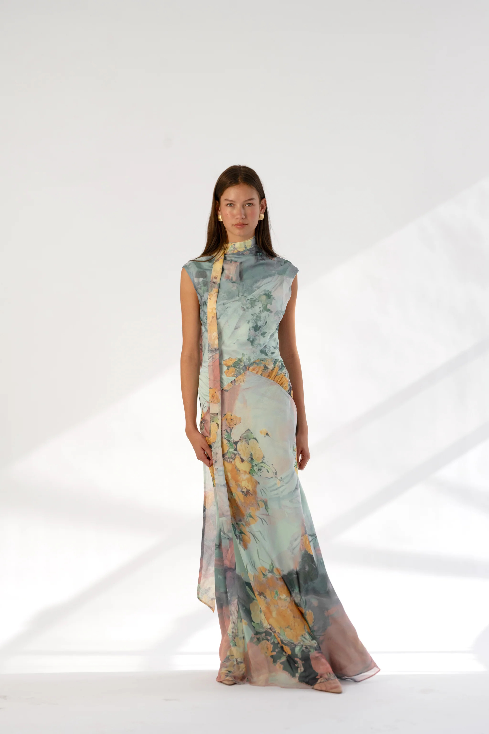 Viola Maxi Dress — Renaissance | Yellow The Label