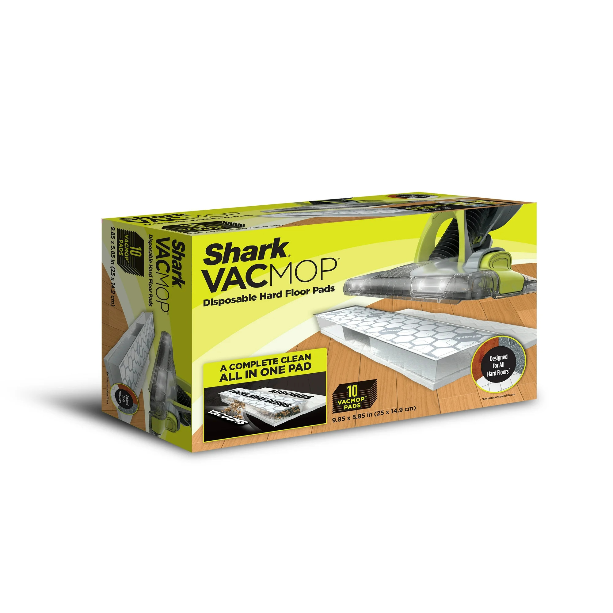 Shark VACMOP™ Disposable Hard Floor Vacuum and Mop Pad Refills 10 CT | Walmart (US)