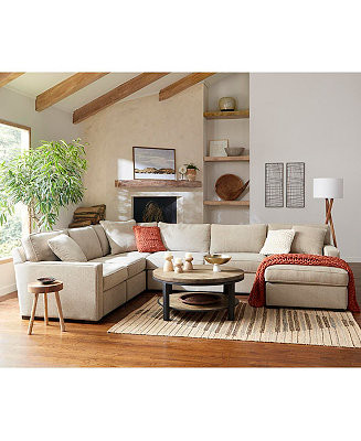 Furniture Radley Fabric Sectional Sofa Collection, Created for Macy's - Macy's | Macy's