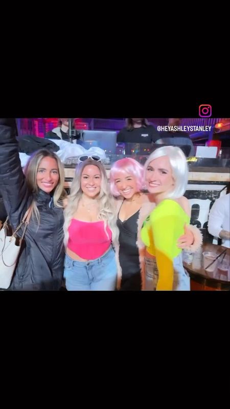 Wigs + neon! A night out in San Diego - this is what I brought! | blonde, hair, extensions, corset, jeans, sneakers, rave, outfit, inspo

#LTKstyletip #LTKunder100 #LTKcurves