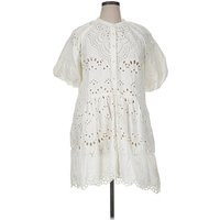 By Anthropologie Casual Dress: White Dresses - Used - Size X-Large Petite | ThredUp (US)