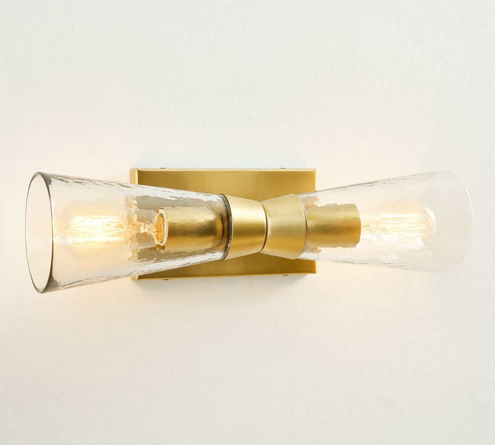 Frances Tapered Double Tube Sconce | Pottery Barn (US)