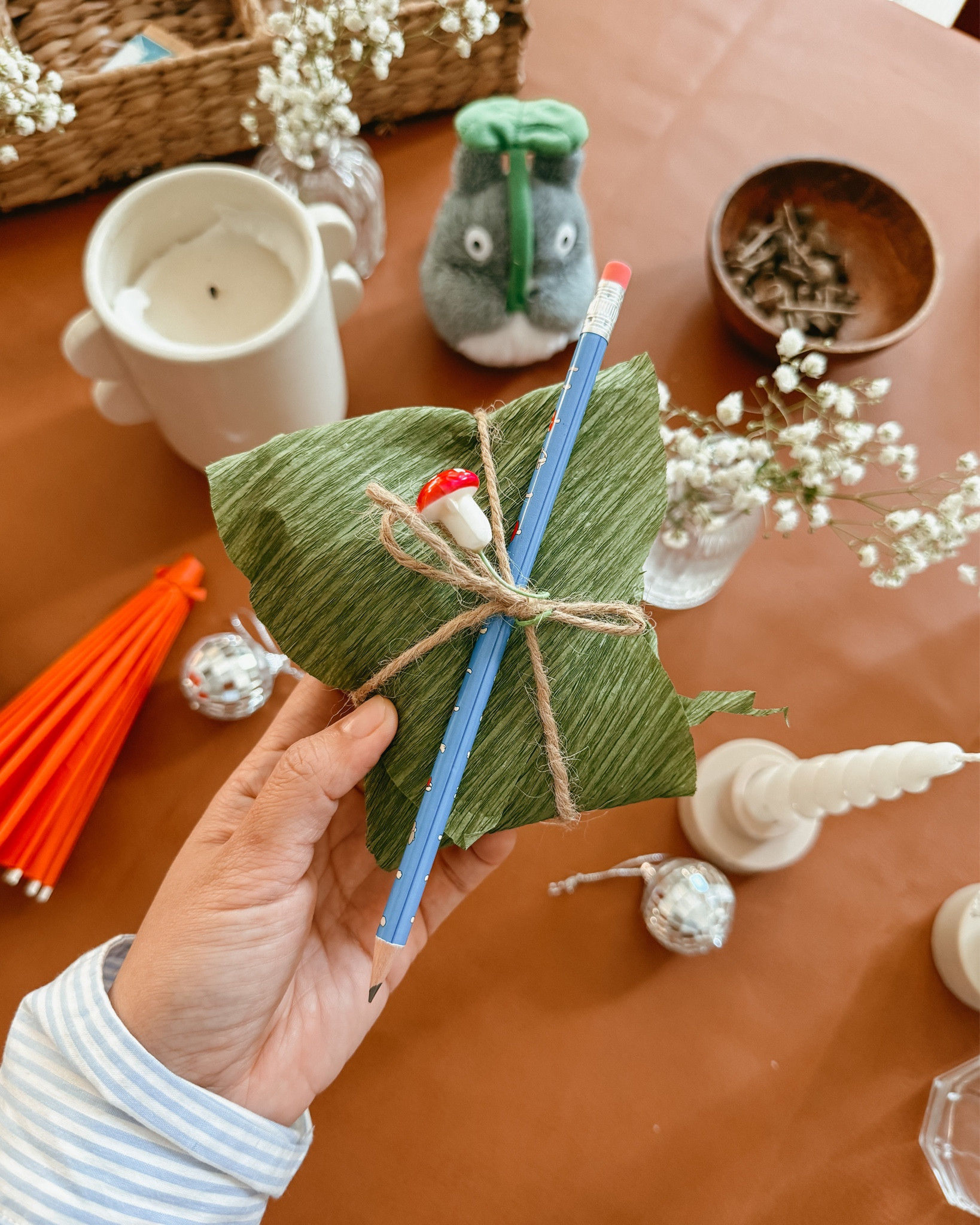 Totoro themed birthday party! 

goodie bags in the style of Totoro’s seed packets wrapped in leaves. 🍃 DIY on insta now! 



#LTKparties #LTKfamily #LTKkids