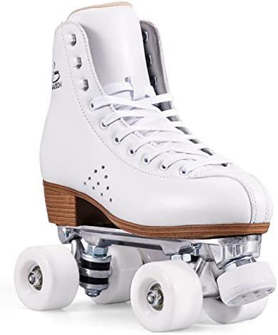 PAPAISON Roller Skates for Women and Men, Deluxe 2 Layer Microfiber Leather Double Row-Classic Ro... | Amazon (US)