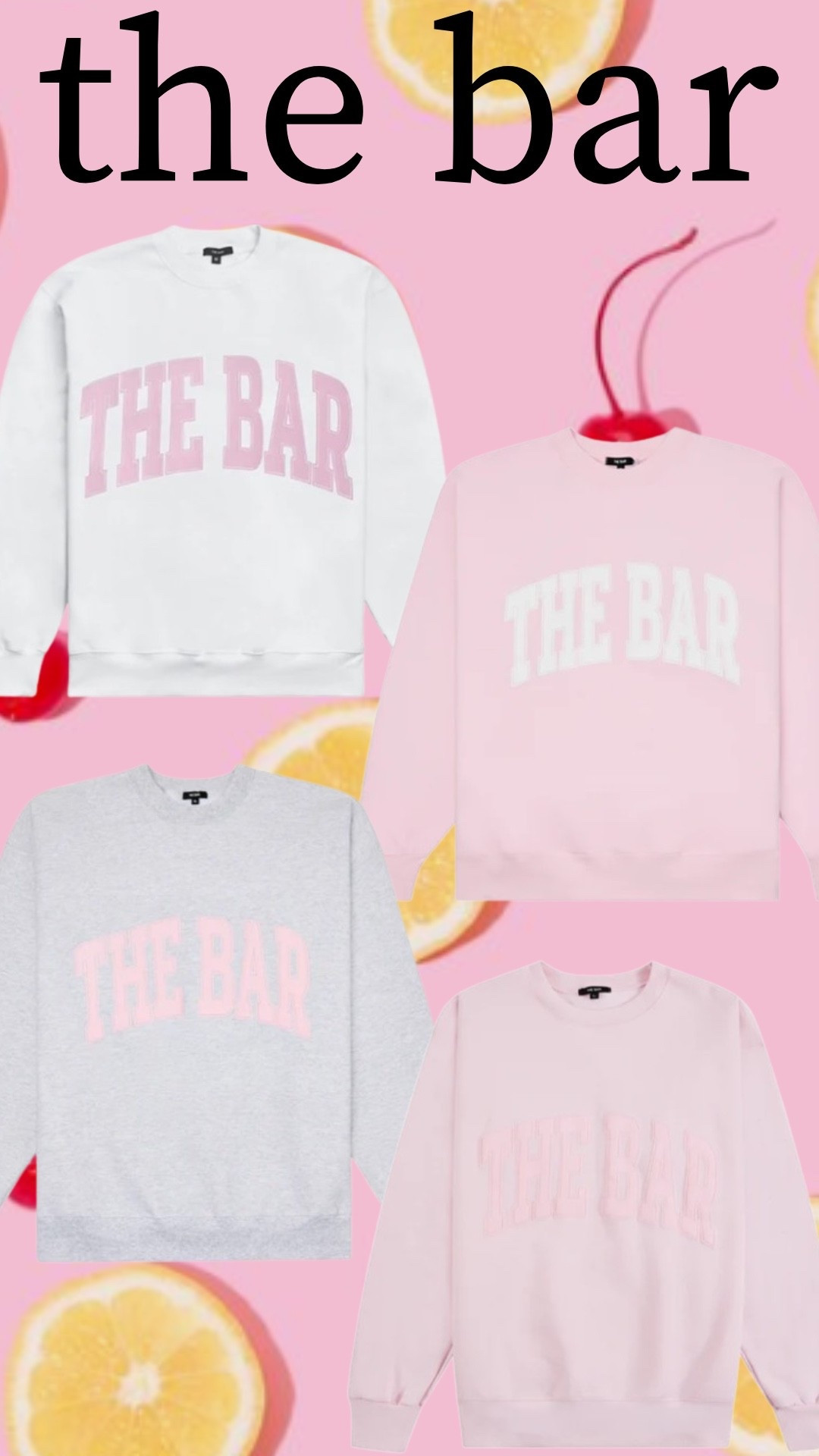 the bar spring restock! pink edition! 

my most worn the bar sweatshirt is grey and pink! but I’m getting my hands on the pink on pink 🩷

#LTKMidsize #LTKootd #LTKPlusSize