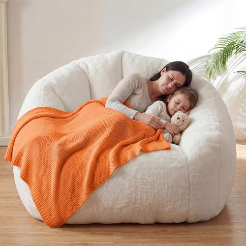 HUGHEAVEN Max Giant Bean Bag Chair, Oversized Bean Bag Sofa for Adults & Teens, Ultra-Soft Comfy ... | Amazon (US)