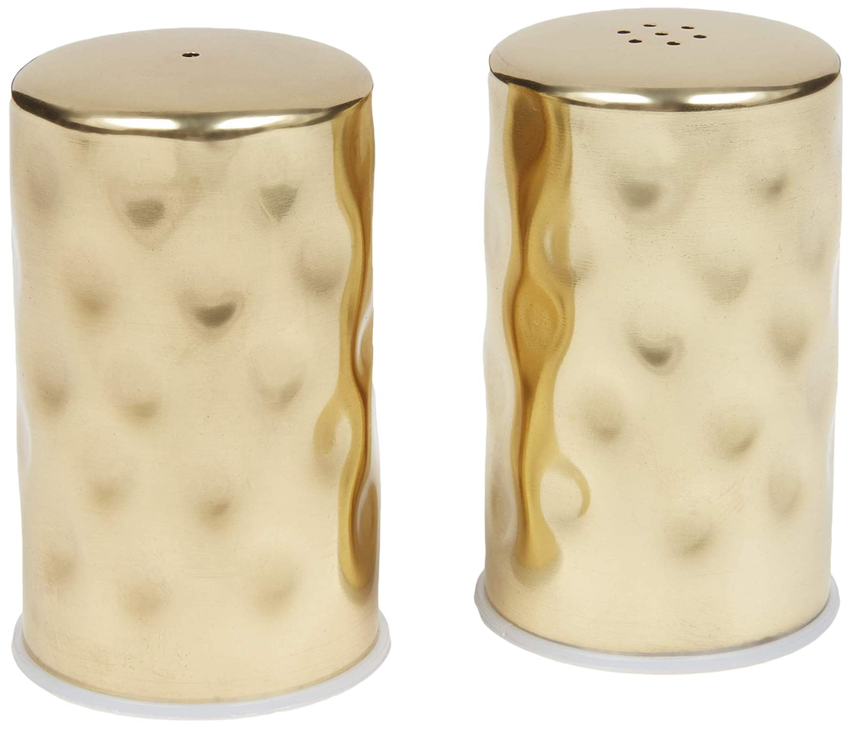 American Metalcraft GHSP2 Hammered Salt & Pepper Shaker Set, Gold, 2-Ounces Each | Amazon (US)
