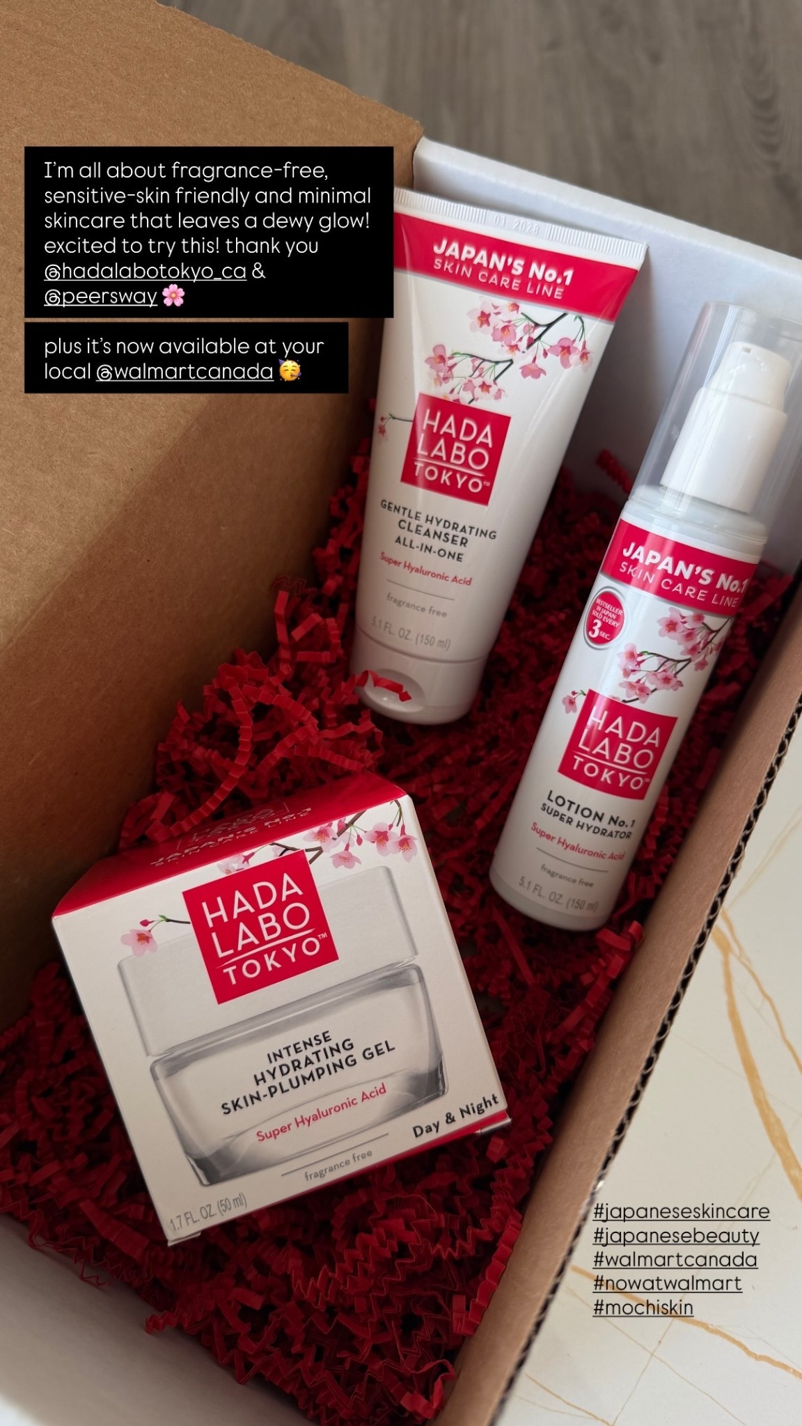 #I’m all about fragrance-free, sensitive-skin friendly and minimal skincare that leaves a dewy glow! excited to try this! thank you @hadalabotokyo_ca & @peersway 🌸

plus it’s now available at your local @walmartcanada 🥳

#LTKsummer #LTKbeauty #LTKcanada