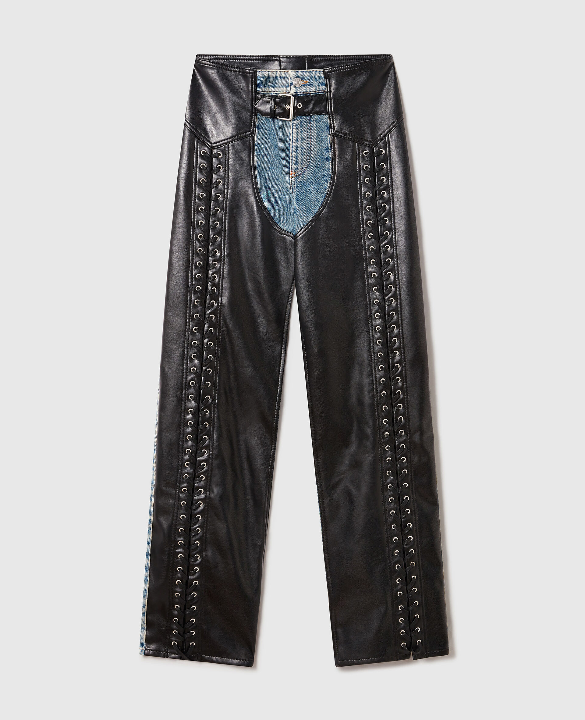 Lace-Up Vegan Chap Jeans | Stella McCartney (Global)