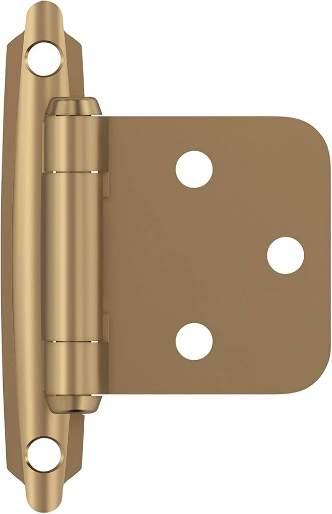 Amerock BPR3429CZ | Cabinet Hinge | Variable Overlay Self Closing Face Mount | Champagne Bronze |... | Amazon (US)