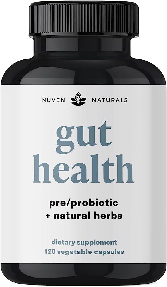 All-in-One Gut Health w/ Probiotics, Prebiotics, Digestion-Supporting Herbs, and Adaptogens - Lea... | Amazon (US)
